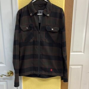 Chrome Plaid Wind Jacket